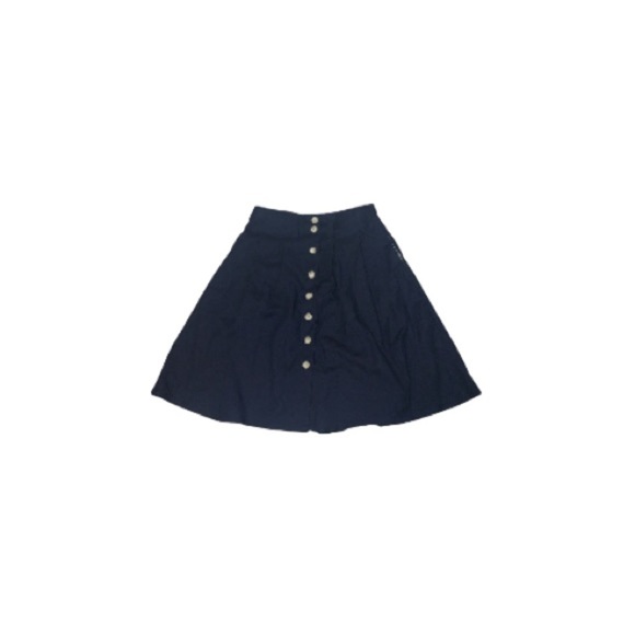 🆕 Handmade Blue Harajuku Academia Schoolgirl Pleated Skirt - Women’s Size Large - Picture 1 of 9